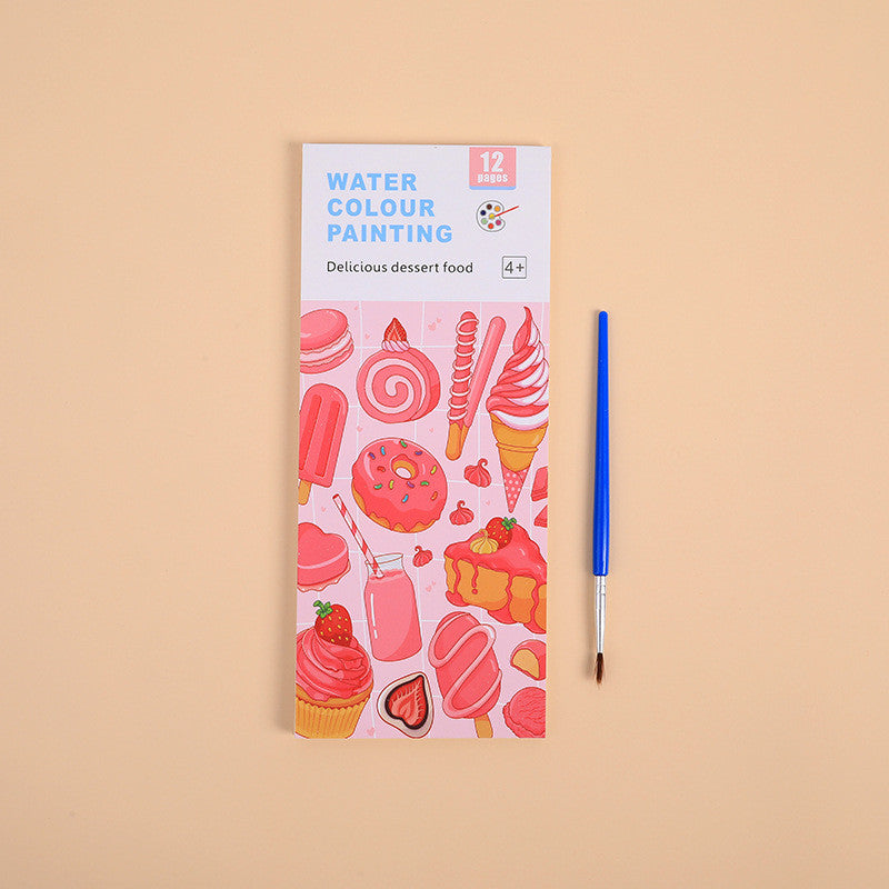 Water-Activated Paint Book for Kids | Early Education Coloring Book | Creative DIY Watercolor Doodle Pad