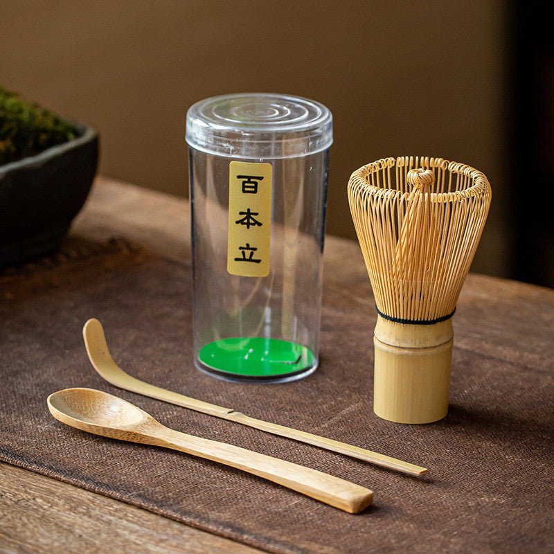 Bamboo Matcha Whisk Tea Spoon Matcha Tea Set Accessories Japanese Green Tea Powder Whisk Brush Tools