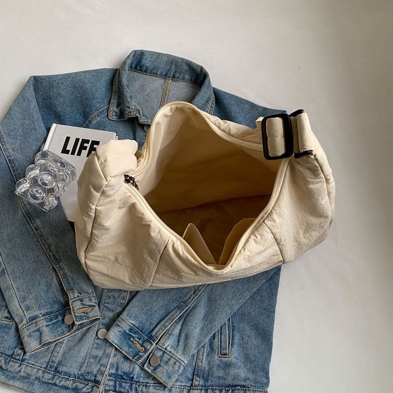 Tas SG Japanese Casual Nylon Shoulder Bag Large Capacity Canvas Bag New Women's Messenger Bag