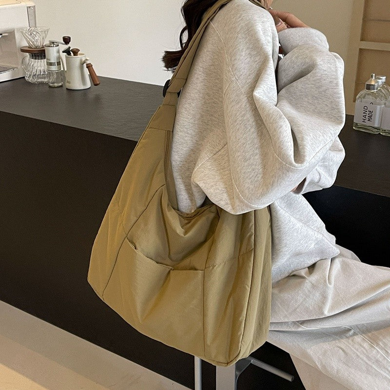 Tas SG Japanese Casual Nylon Shoulder Bag Large Capacity Canvas Bag New Women's Messenger Bag