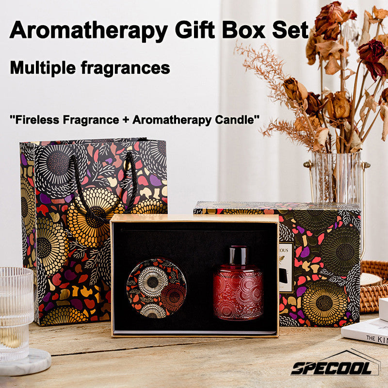 No-fire Aromatherapy Gift Set Box Scented Candle Fragrance Premium Gifts Father's Day Gift