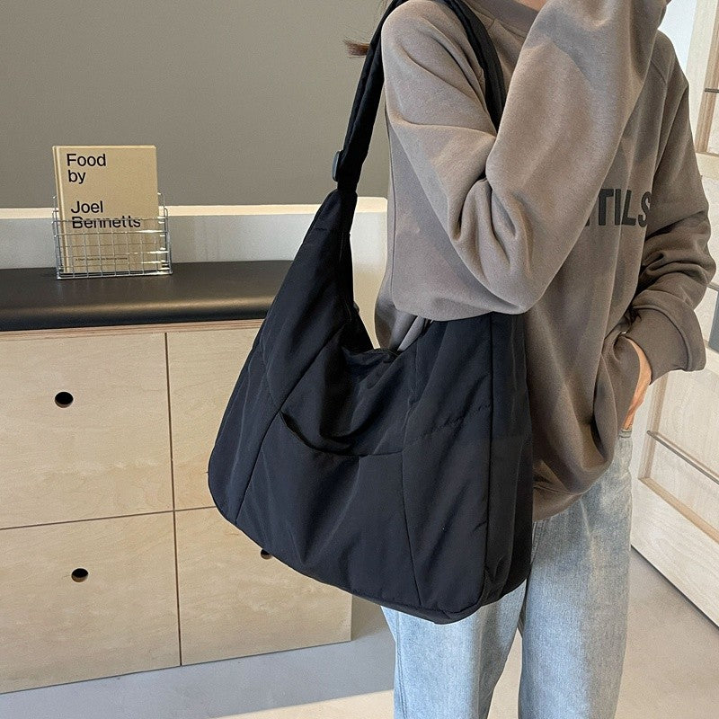 Tas SG Japanese Casual Nylon Shoulder Bag Large Capacity Canvas Bag New Women's Messenger Bag
