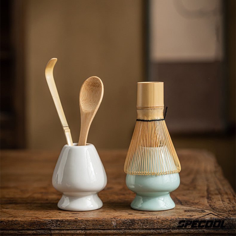 Bamboo Matcha Whisk Tea Spoon Matcha Tea Set Accessories Japanese Green Tea Powder Whisk Brush Tools