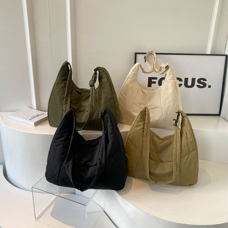 Tas SG Japanese Casual Nylon Shoulder Bag Large Capacity Canvas Bag New Women's Messenger Bag