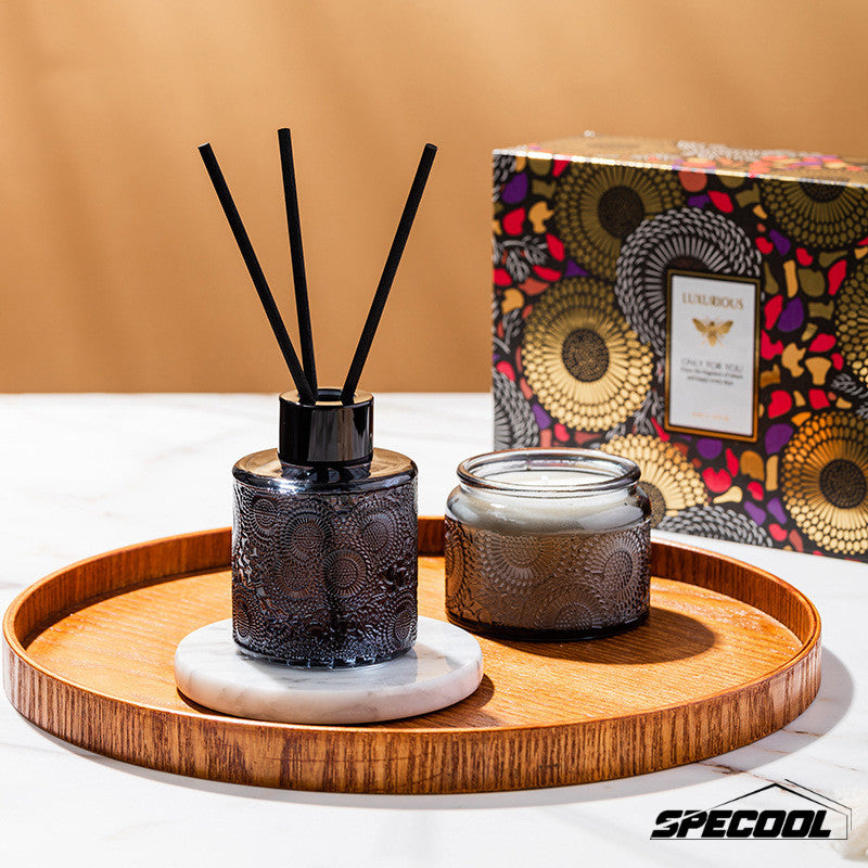 No-fire Aromatherapy Gift Set Box Scented Candle Fragrance Premium Gifts Father's Day Gift
