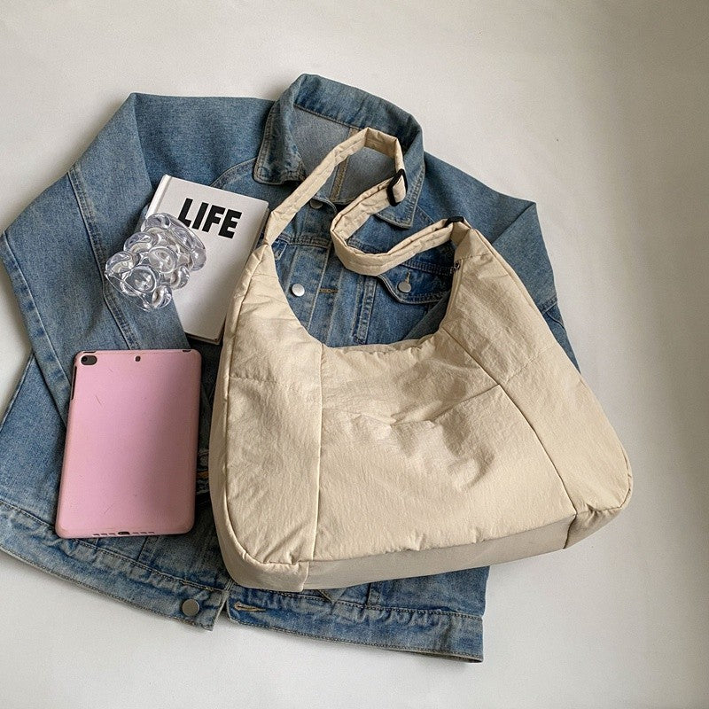 Tas SG Japanese Casual Nylon Shoulder Bag Large Capacity Canvas Bag New Women's Messenger Bag