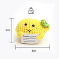 Emotional Support Positive Potato Crochet Doll Home Office Table Decor Stress-relieving Mini Toy