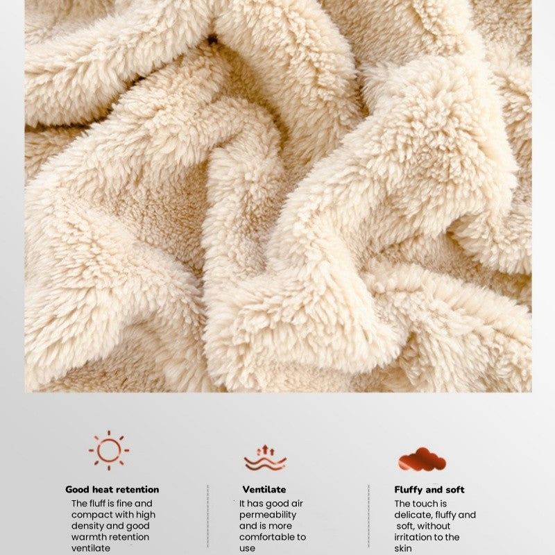 EmmAmy TaffetaBlanket  Office Multi-functional Sofa Blanket Household Air Conditioner Auilt