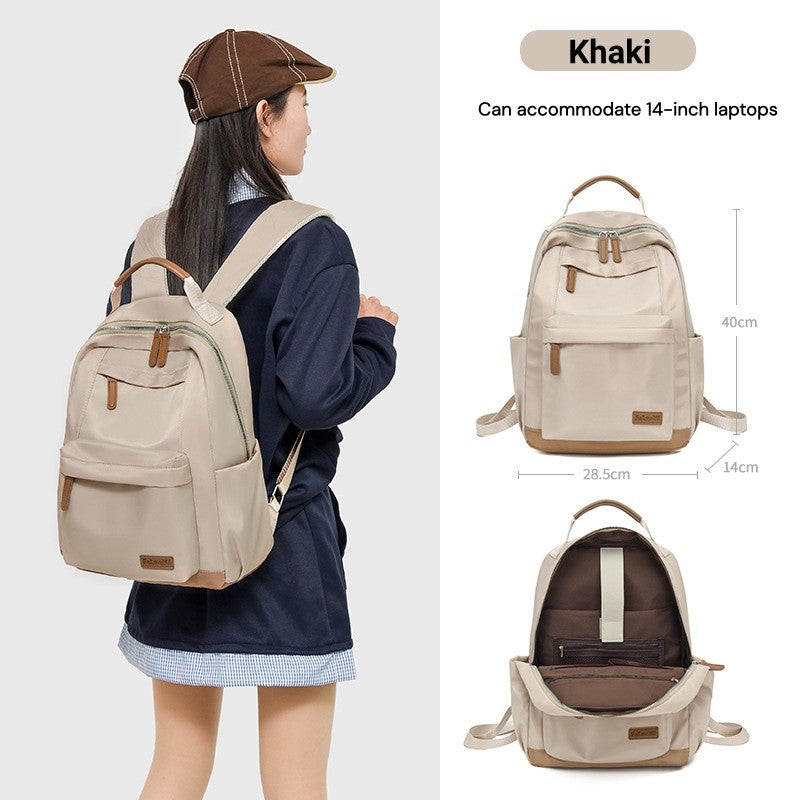 Tas Women's Backpack New Style Casual Versatile Travel Backpack Student's School Commuting Backpack