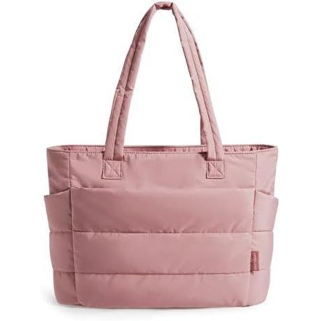 Tas Puffer Tote Bag Women's Single-shoulder Large Capacity Handbag Lightweight Travel Bag Fitness Bag