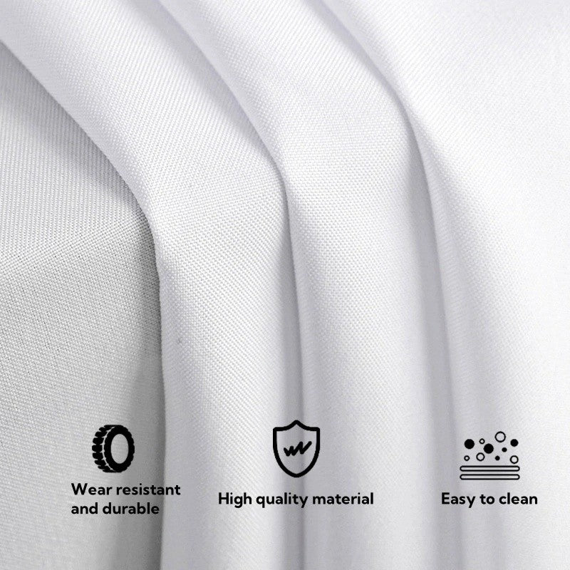 Round Tablecloth Solid-color Fabric Table Cloth Table Cover for Wedding Hotel Party