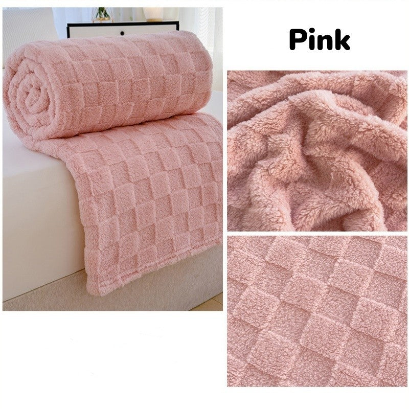 EmmAmy TaffetaBlanket  Office Multi-functional Sofa Blanket Household Air Conditioner Auilt