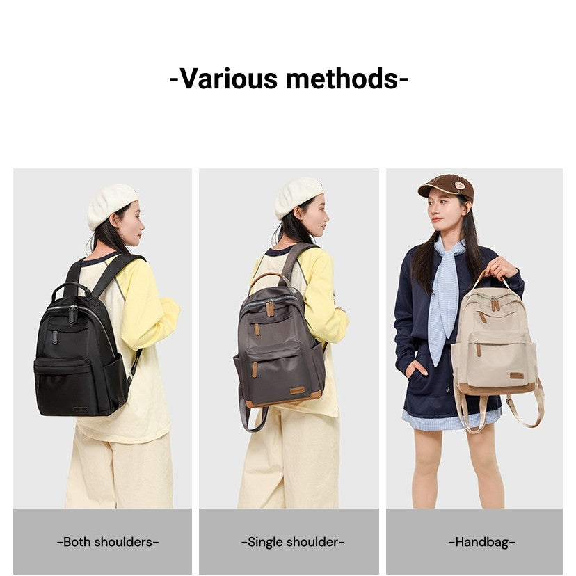 Tas Women's Backpack New Style Casual Versatile Travel Backpack Student's School Commuting Backpack