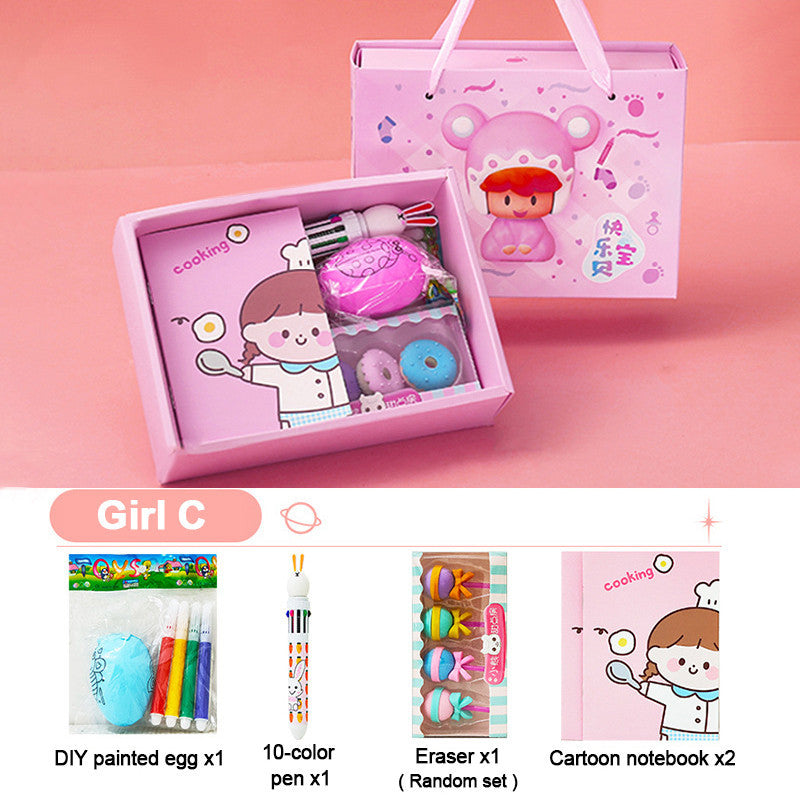 Kids Stationery Set Birthday Gift Children's Day Gift Goodie Toy Bag Christmas Gift