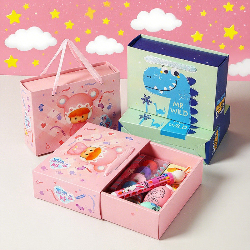 Kids Stationery Set Birthday Gift Children's Day Gift Goodie Toy Bag Christmas Gift