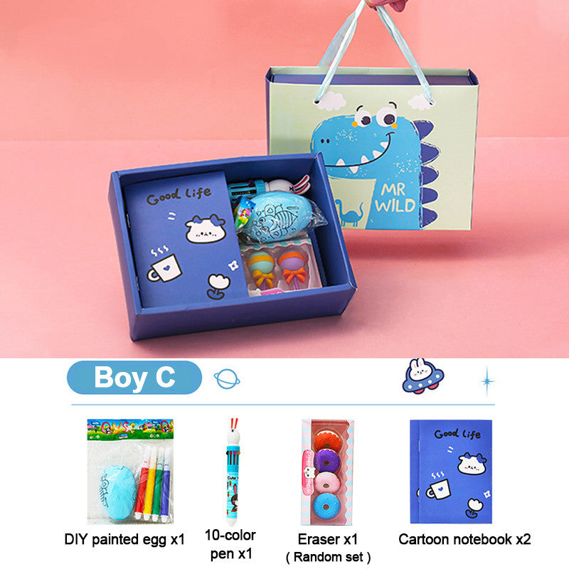 Kids Stationery Set Birthday Gift Children's Day Gift Goodie Toy Bag Christmas Gift