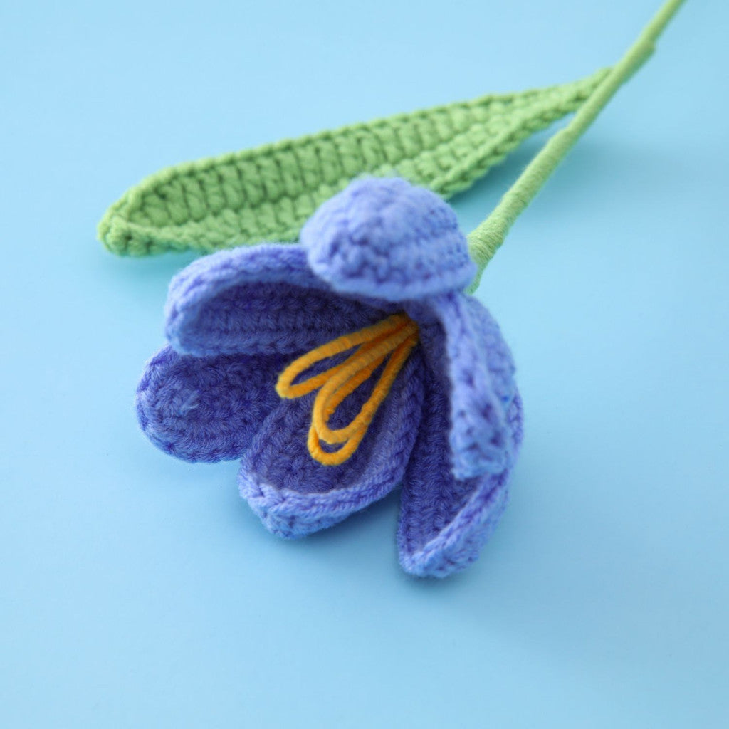 Hand-knitted Crochet Flowers Rose/Sunflower/Tulip/Daisy Crochet Flower Bouquet Gift for Mother Teacher