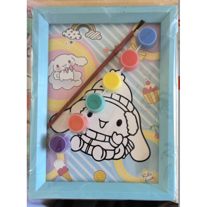 Kids Watercolor Painting Diy Decorative Picture Frame Goodie Bag Kids Birthday Party Gift Set