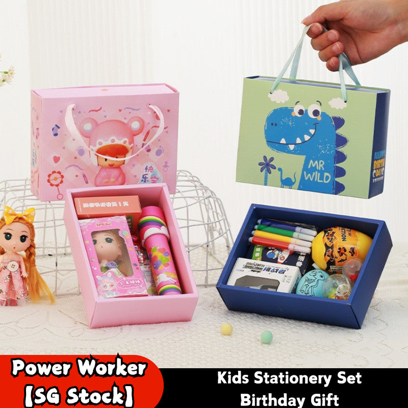 Kids Stationery Set Birthday Gift Children's Day Gift Goodie Toy Bag Christmas Gift