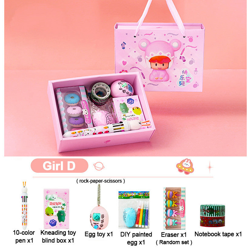 Kids Stationery Set Birthday Gift Children's Day Gift Goodie Toy Bag Christmas Gift