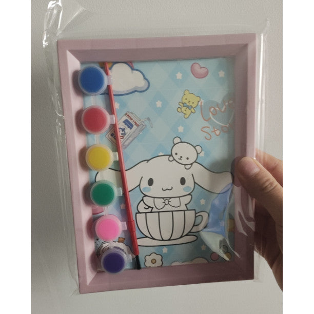 Kids Watercolor Painting Diy Decorative Picture Frame Goodie Bag Kids Birthday Party Gift Set
