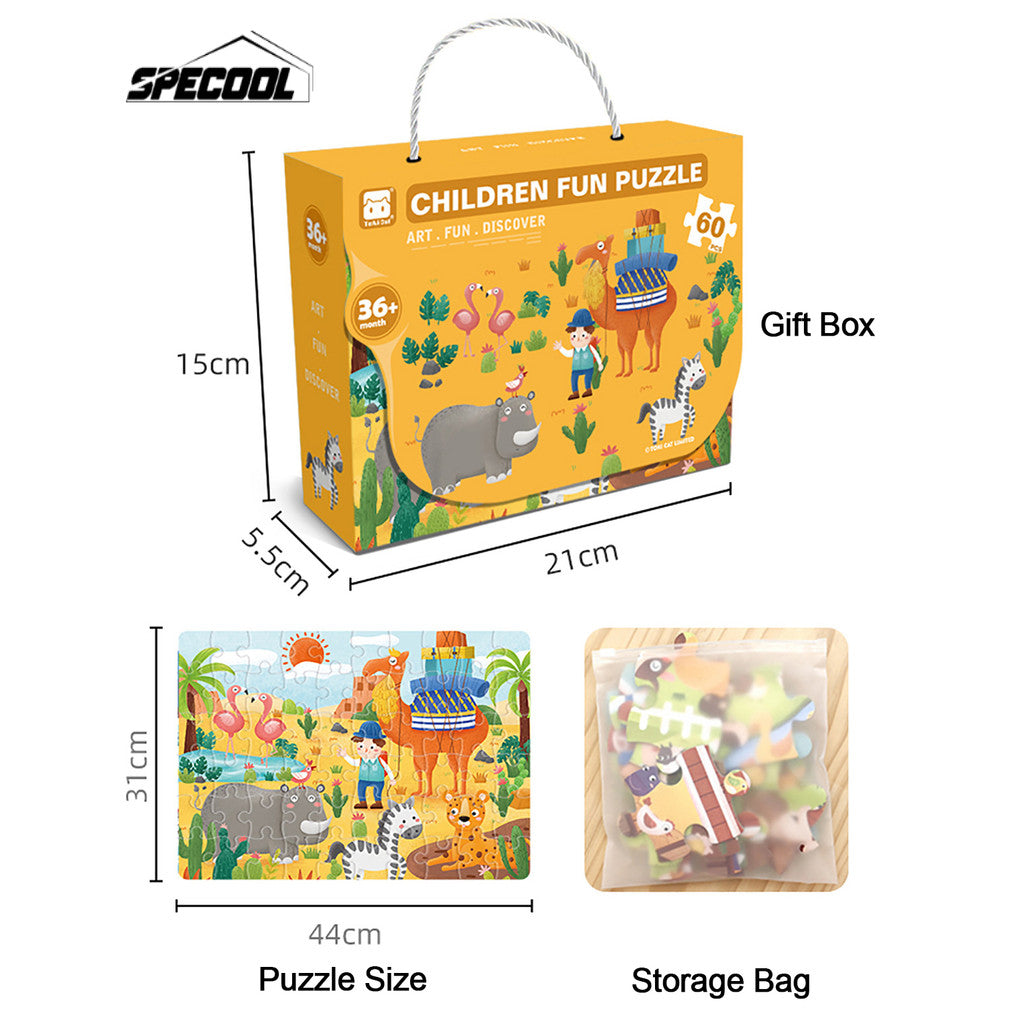 3yrs+ Children Jigsaw Puzzle Gift Box Preschool Gift Kindergarten Prize Kids Birthday Gift Toys Goodie Bag