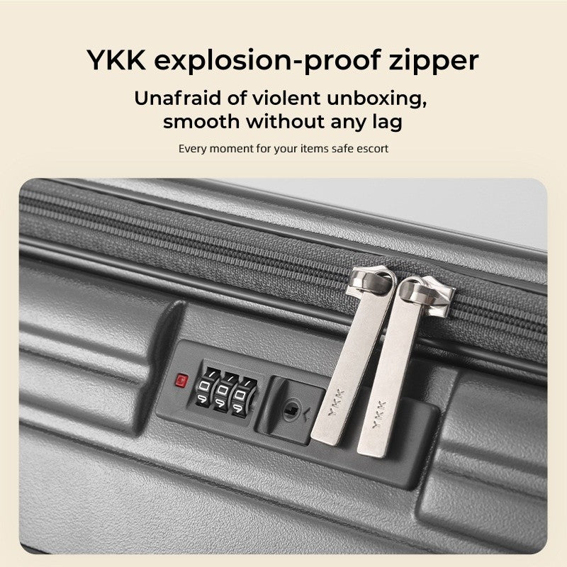 20/28 Inch Expandable Luggage, Lightweight Rolling Suitcase with Cup Holder, Multifunctional Travel Trolley