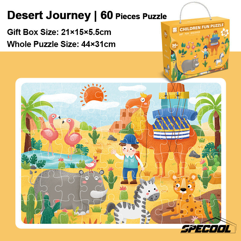 3yrs+ Children Jigsaw Puzzle Gift Box Preschool Gift Kindergarten Prize Kids Birthday Gift Toys Goodie Bag