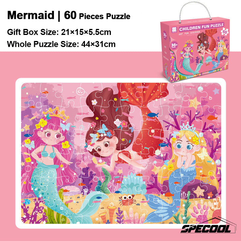 3yrs+ Children Jigsaw Puzzle Gift Box Preschool Gift Kindergarten Prize Kids Birthday Gift Toys Goodie Bag