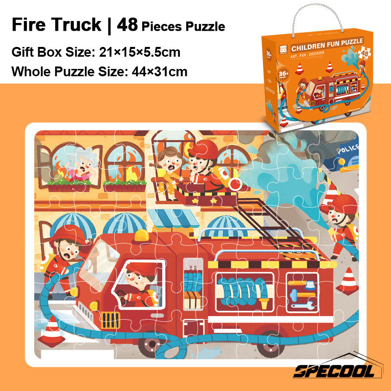 3yrs+ Children Jigsaw Puzzle Gift Box Preschool Gift Kindergarten Prize Kids Birthday Gift Toys Goodie Bag
