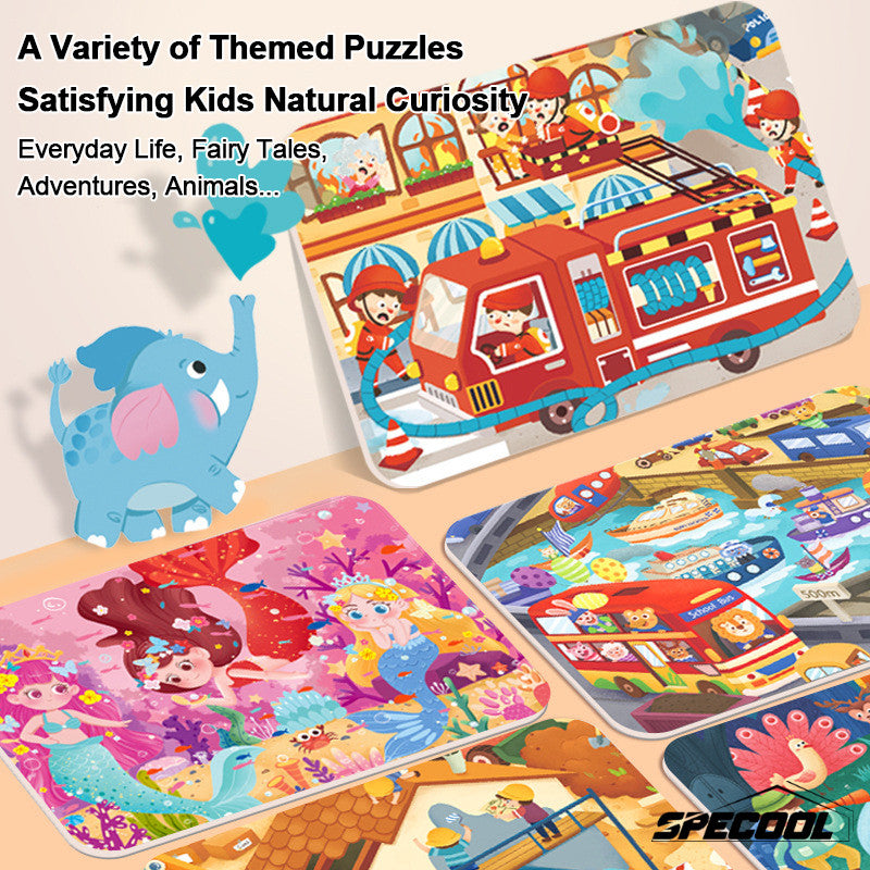 3yrs+ Children Jigsaw Puzzle Gift Box Preschool Gift Kindergarten Prize Kids Birthday Gift Toys Goodie Bag