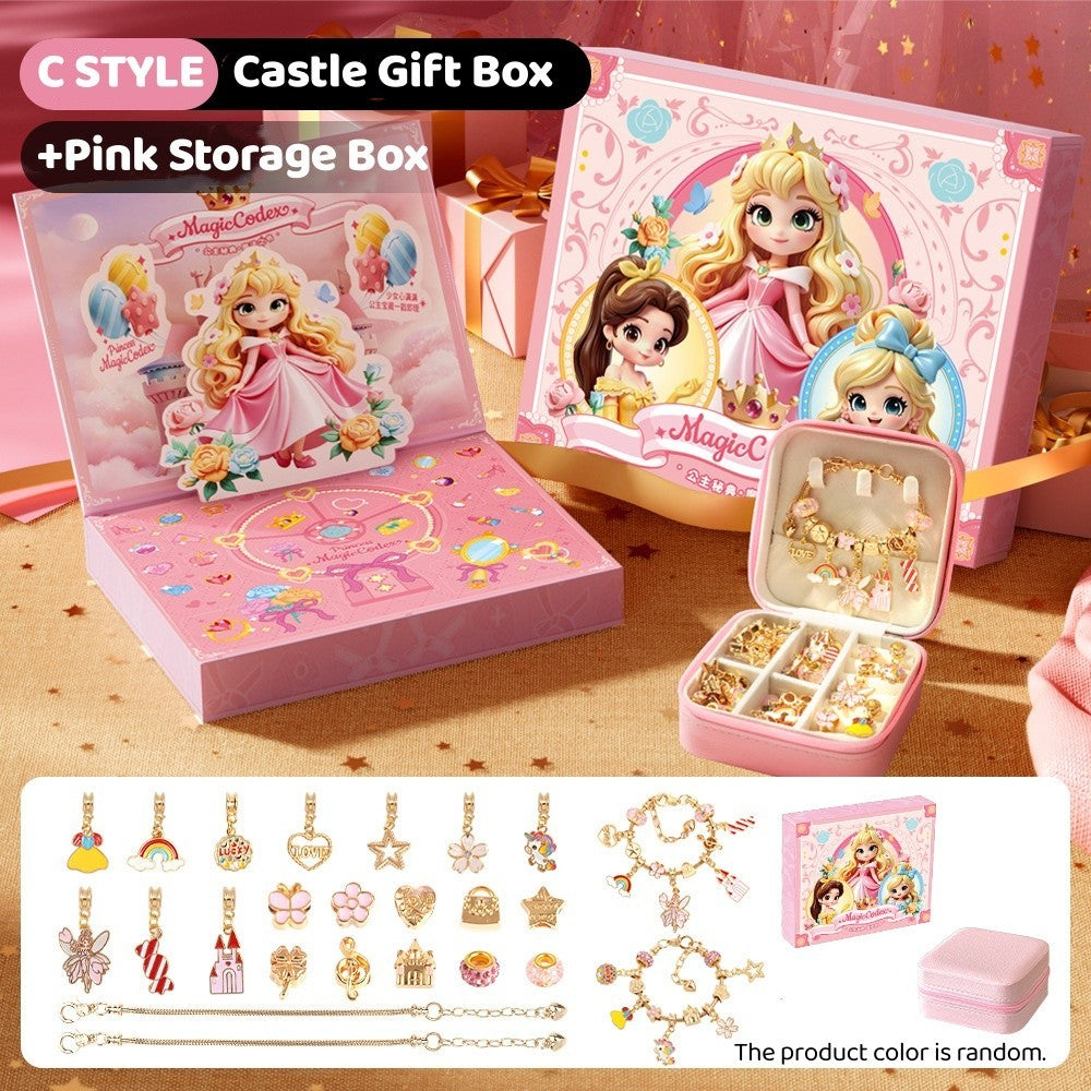 SG  DIY Bracelet Set Girl Toys Birthdays Gifts Blind Box Bracelet Creative Toys Diy Beaded Bracelet Jewelry