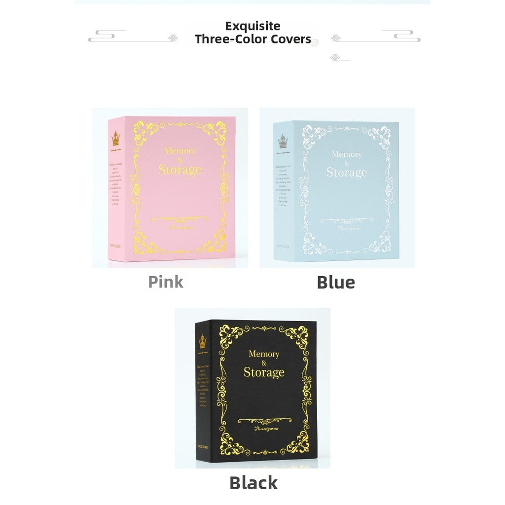 SG Photo Albums 4x6 Pictures 50 Page Holds 100 Pictures Photobook for Valentines Day, Anniversary, Vacations Wedding