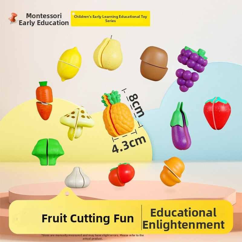 SG  Baby Montessori Early Education Smart Toy Board - Fruit Picking Fun Learning Board Toddler Birthday Gifts