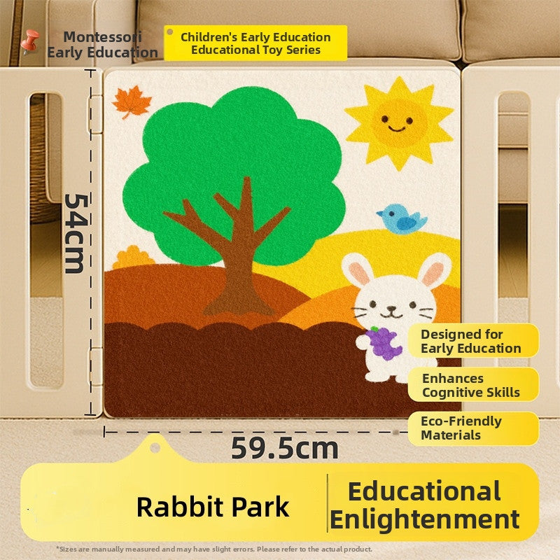SG  Baby Montessori Early Education Smart Toy Board - Fruit Picking Fun Learning Board Toddler Birthday Gifts