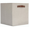 Tas Cloth Folding Storage Basket KALLAX Linen Household Toys Clothing Storage Box with Handle