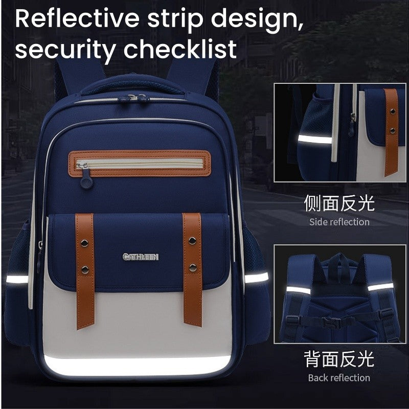 Tasbag Kids School Bag Ergonomic School Backpack for Grades 1-6