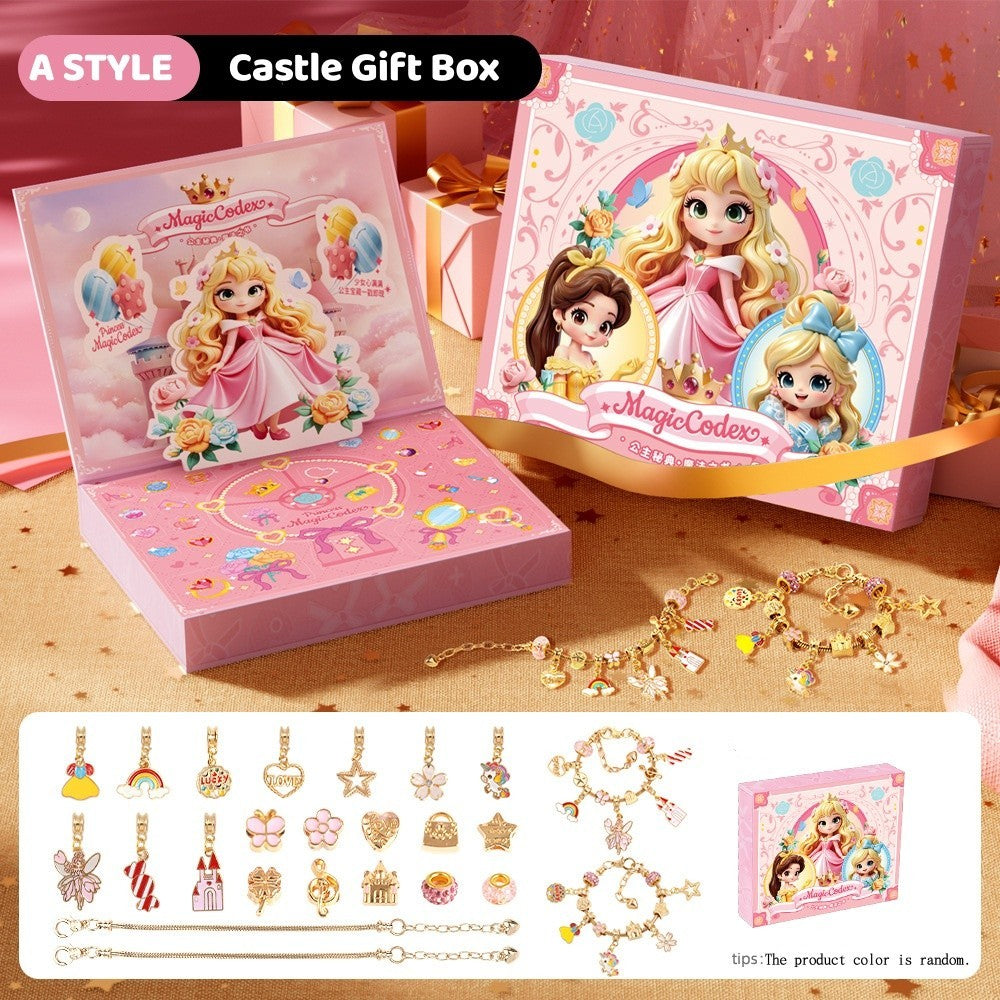 SG  DIY Bracelet Set Girl Toys Birthdays Gifts Blind Box Bracelet Creative Toys Diy Beaded Bracelet Jewelry