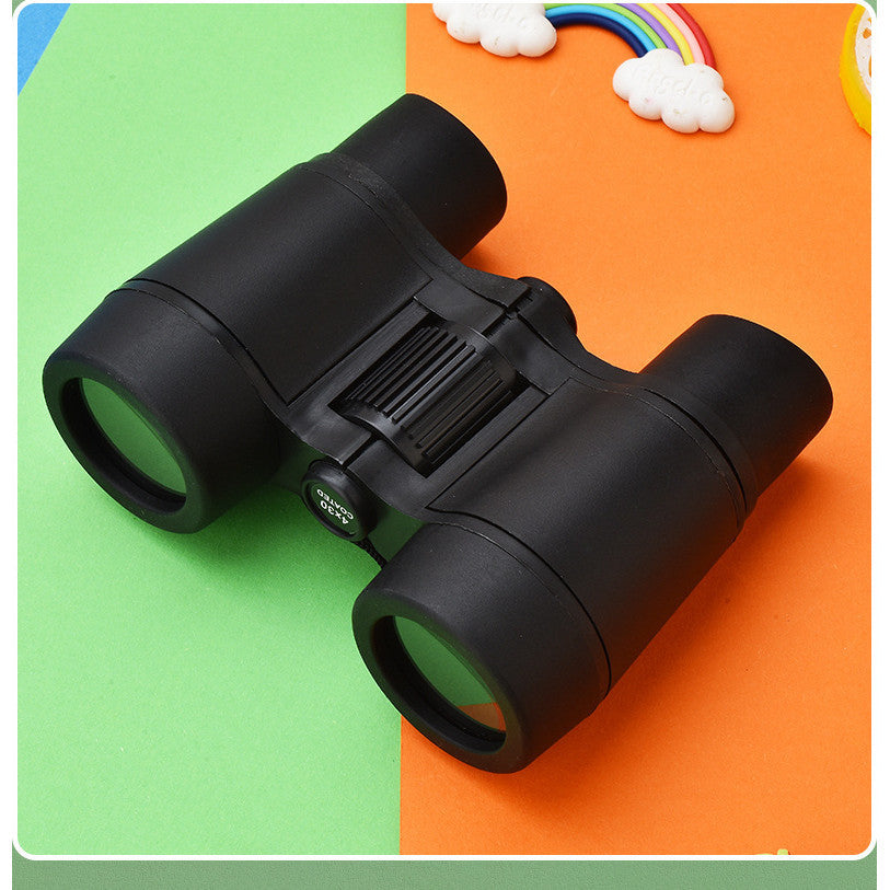 4X30 Children's Binocular Telescope - Color Rubber Handle Anti-Slip Children's Toys Outdoor Games Toys