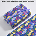 Birthday Wrapping Paper /Gift Wrappers for Holiday Kids Gift Box Packaging Paper/Card / Ribbon
