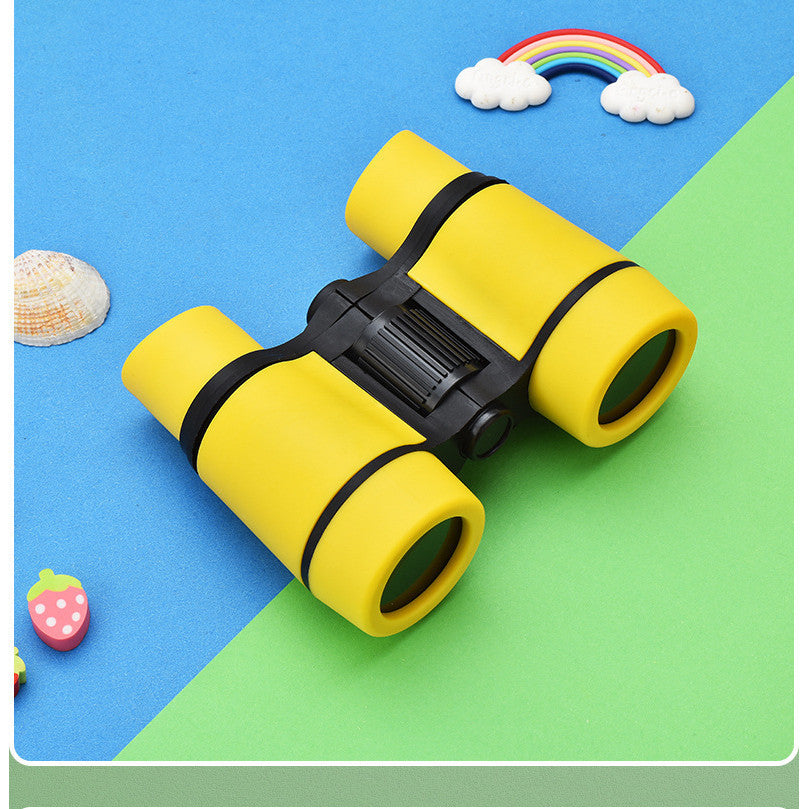 4X30 Children's Binocular Telescope - Color Rubber Handle Anti-Slip Children's Toys Outdoor Games Toys