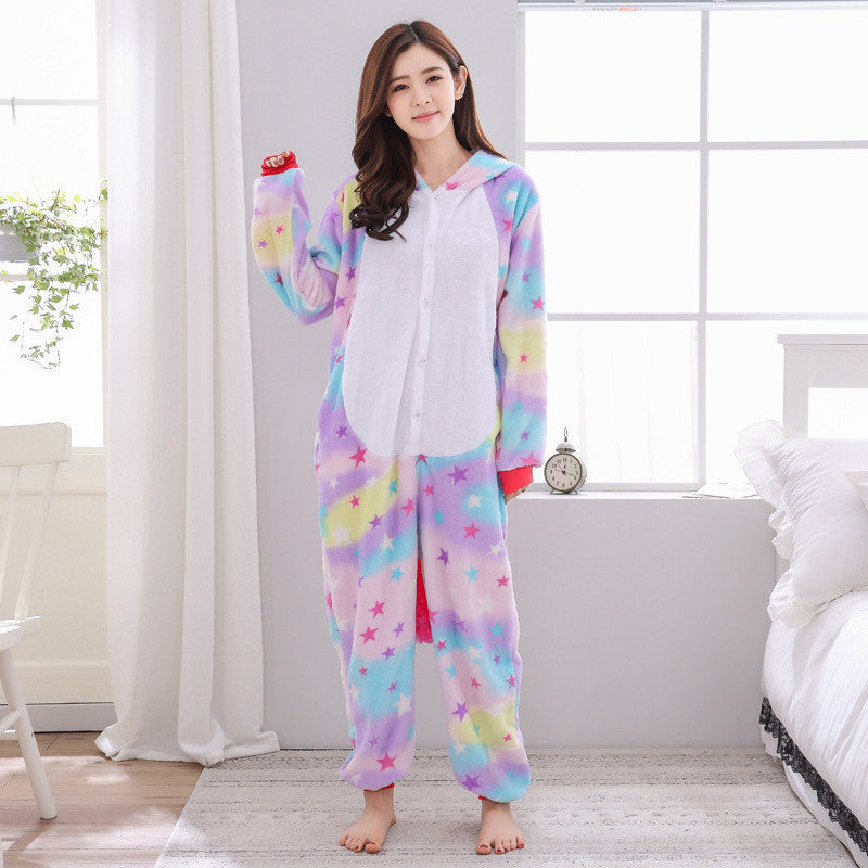 SG Cartoon Animal Costume Pajamas Cosplay Halloween Christmas Sleepwear Jumpsuit Homewear