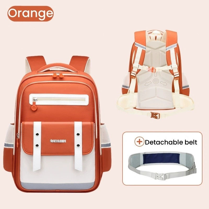 Tasbag Kids School Bag Ergonomic School Backpack for Grades 1-6
