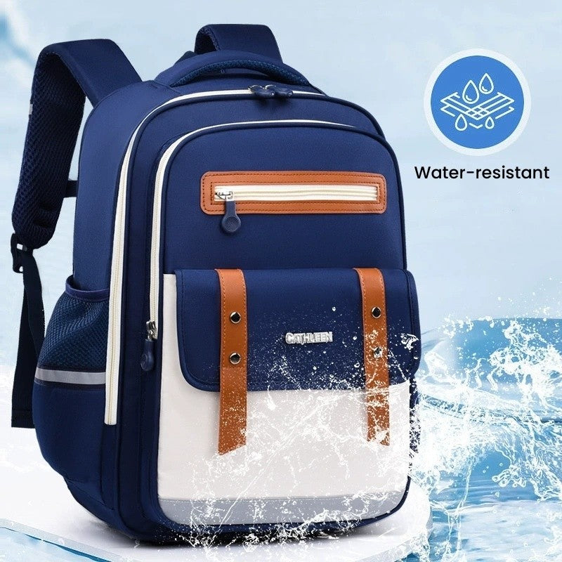 Tasbag Kids School Bag Ergonomic School Backpack for Grades 1-6