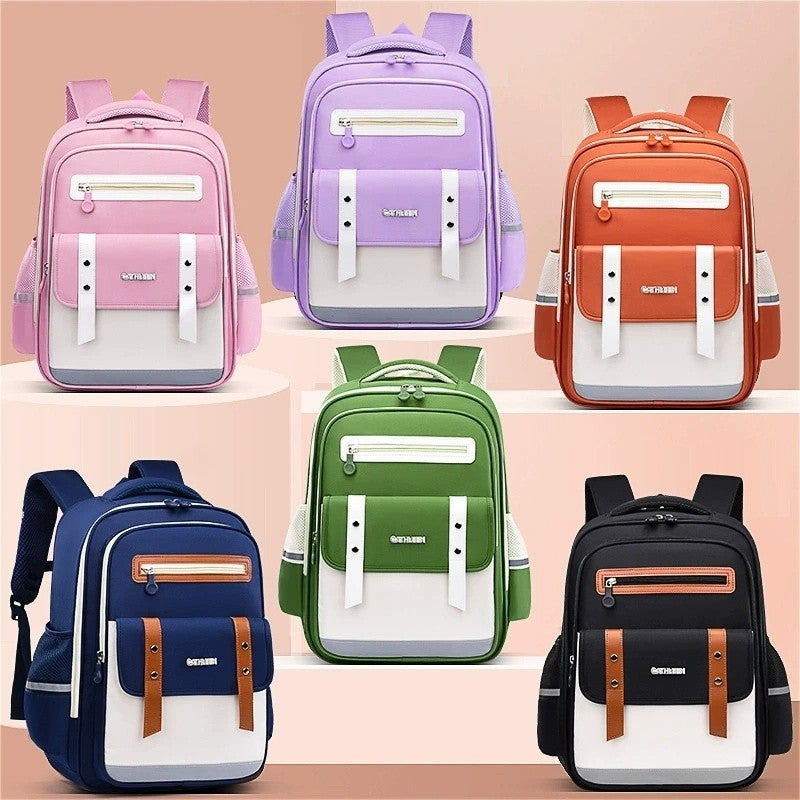 Tasbag Kids School Bag Ergonomic School Backpack for Grades 1-6