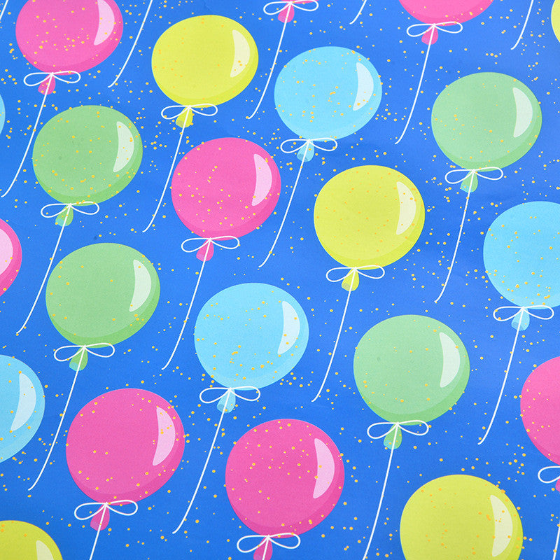 Birthday Wrapping Paper /Gift Wrappers for Holiday Kids Gift Box Packaging Paper/Card / Ribbon
