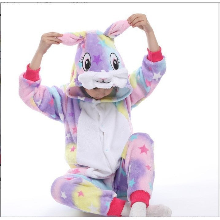 SG Cartoon Animal Costume Pajamas Cosplay Halloween Christmas Sleepwear Jumpsuit Homewear