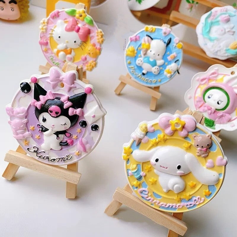 SG DIY Plaster Painting Kit /Children's DIY Handcrafted Graffiti - Sanrio Plaster Aroma Diffuser Plaque