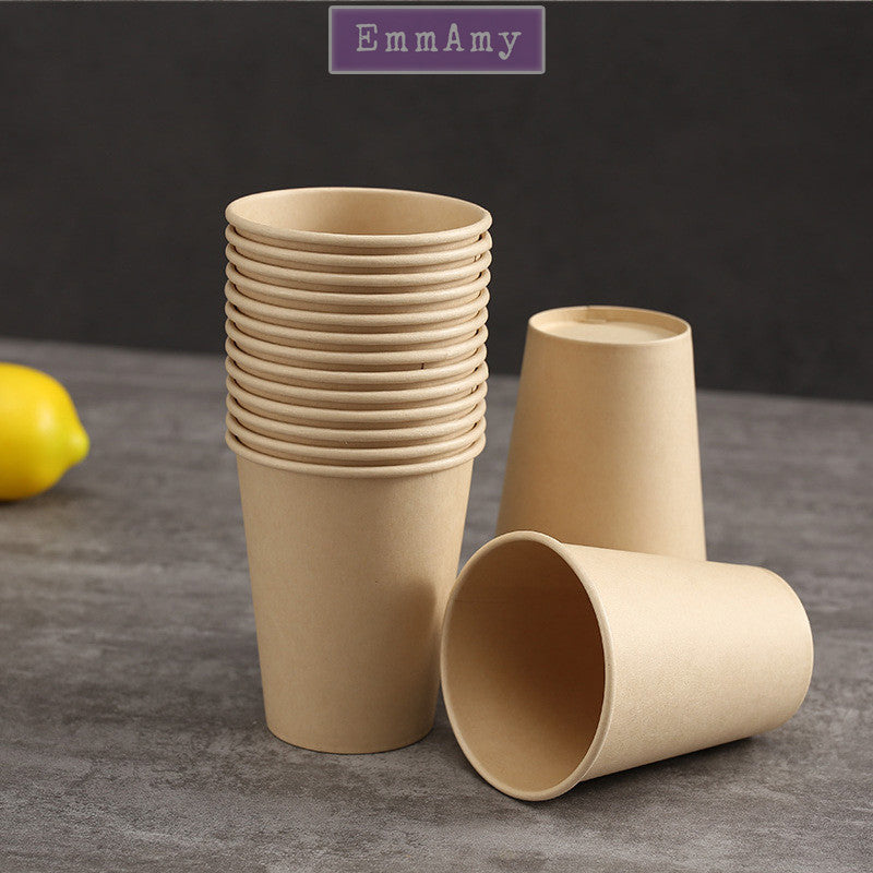 50pcs Disposable Biodegradable Tableware Set – Eco-Friendly Plates, Bowls, Cups, Spoons & Forks for BBQ & Party