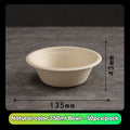 50pcs Disposable Biodegradable Tableware Set – Eco-Friendly Plates, Bowls, Cups, Spoons & Forks for BBQ & Party